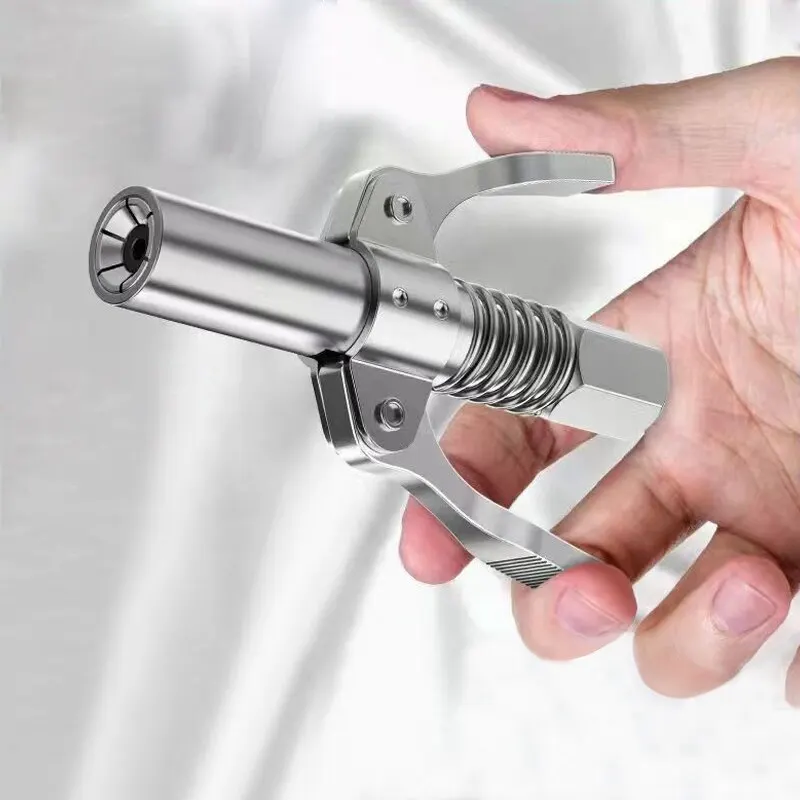 Hose Coupler Grease Gun Coupler 10000 PSI NPTI/8 Oil Pump Quick Release Grease Tip Tool Car Syringe Lubricant Nozzle for Repair