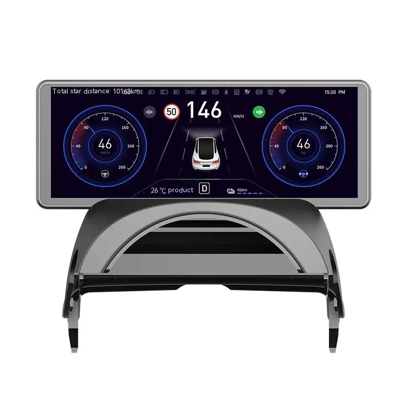 Modell 3 y h6 Mini-Bildschirm Instrument Cluster Tachometer Messgeräte  Armaturen brett Display 6,86 Zoll Display für Tesla 2014-2018