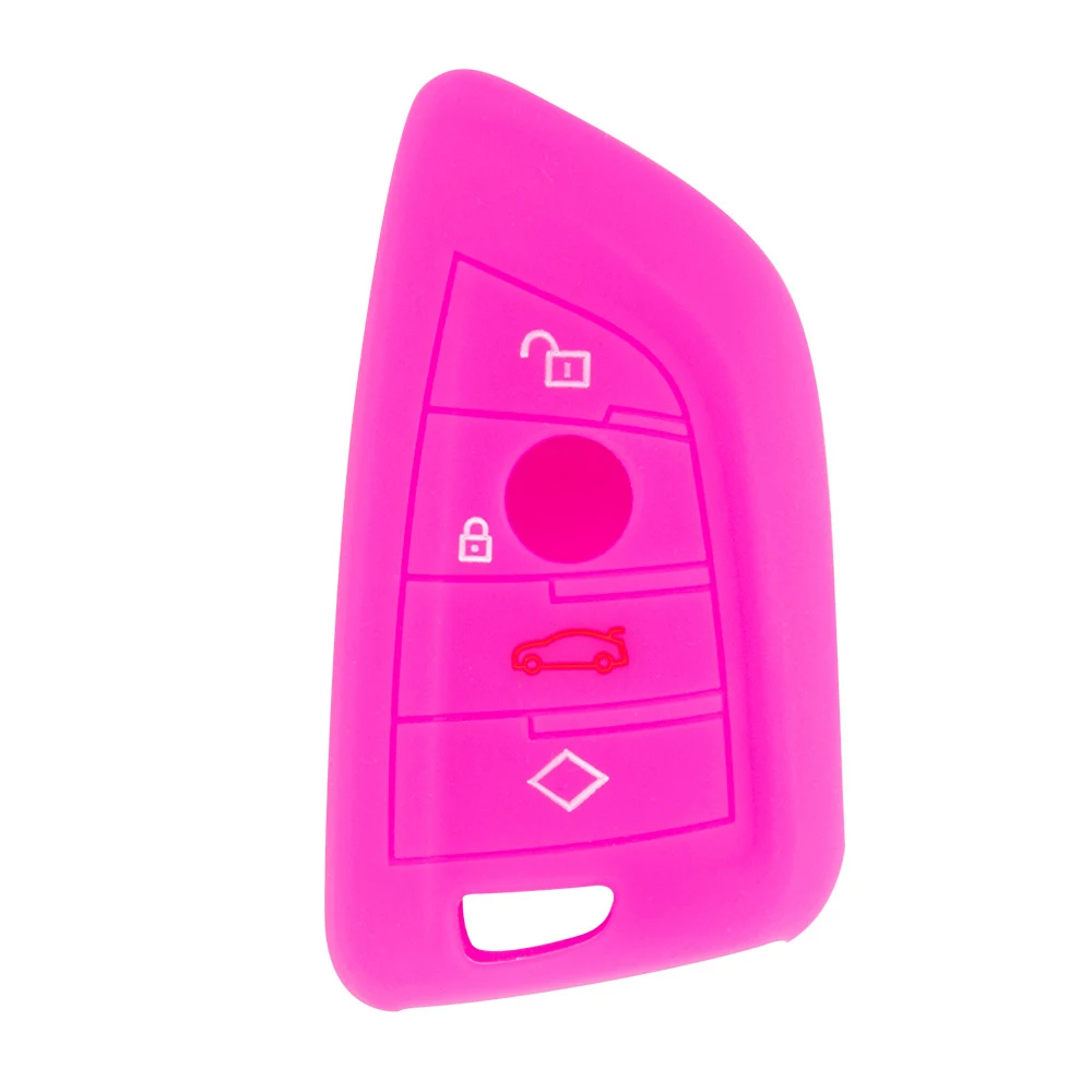 Premium Silicone Remote Key Protective Cover for BMW - Durable Car Accessory