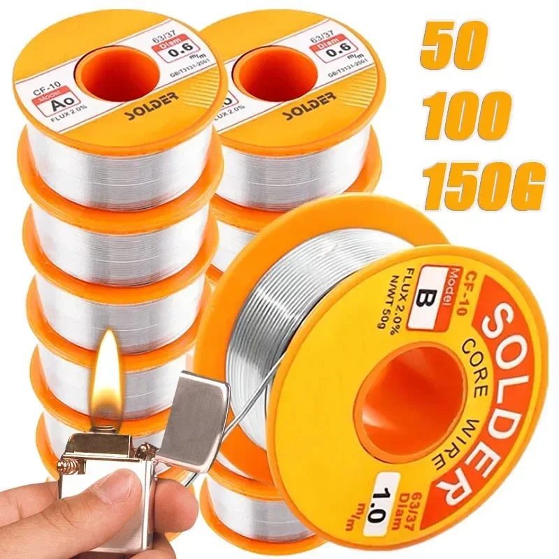 150/50G Low Temperature Easy Melt Solder Wire Metal Copper Iron Tin Alloy Welding Wires Soldering Cored Rods Bar Repairing Tools soldering wire,soldering tin wire,soldering rods,welding wires