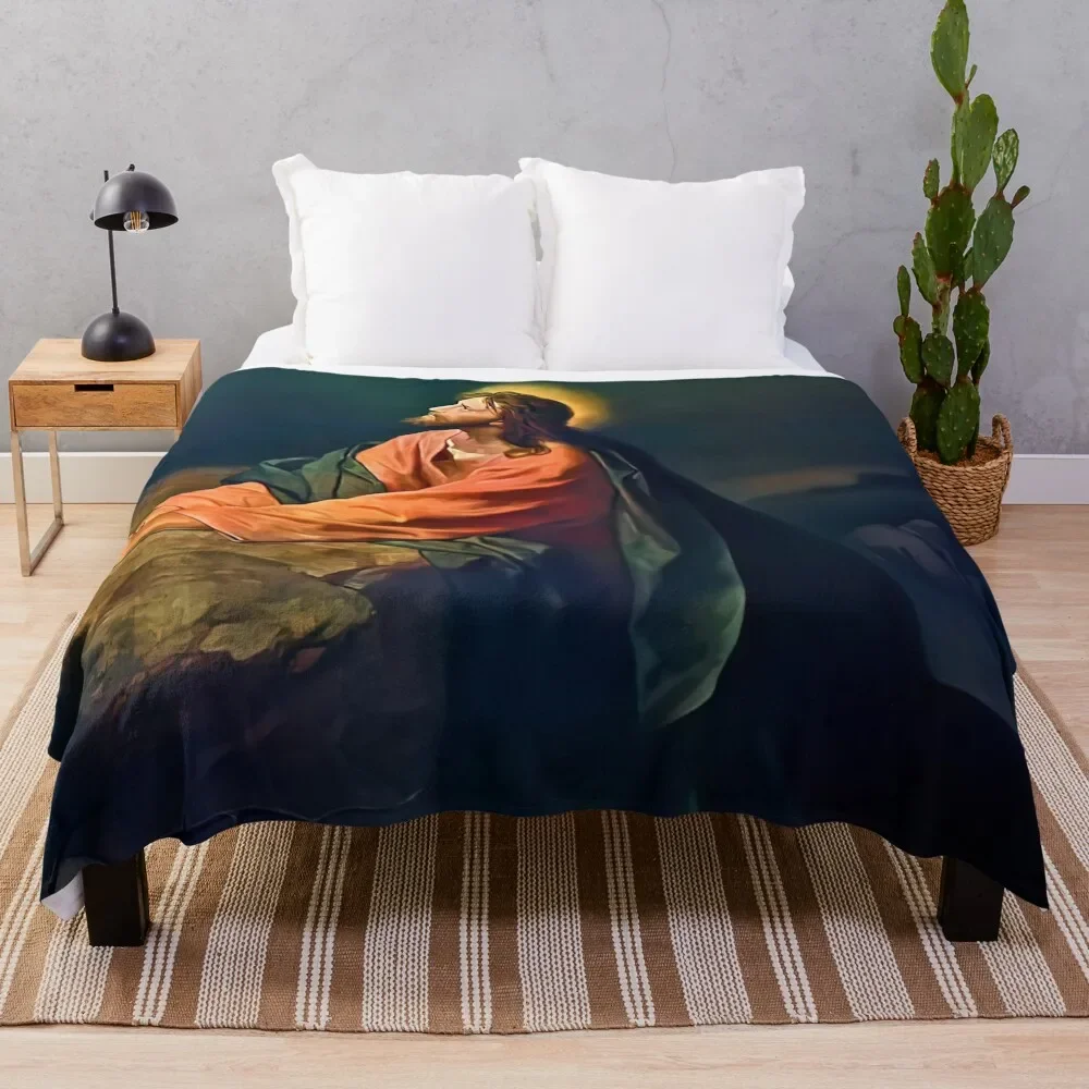 

Одеяло с изображением Христа молитвы в гетсемане, зимние кровати, тепловые одеяла для путешествий, дизайнерские одеяла