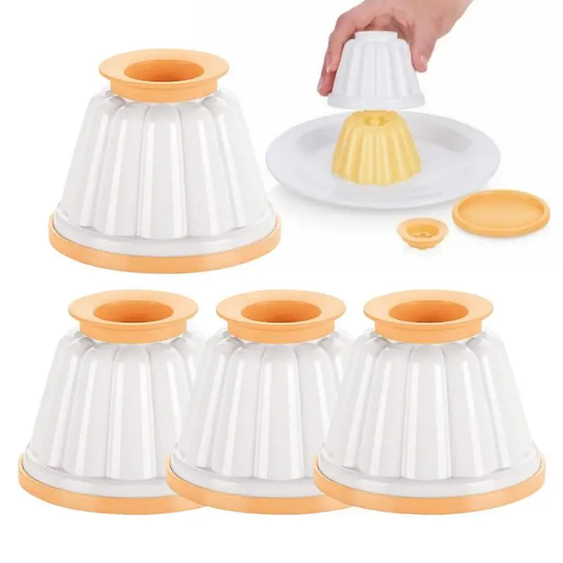 Stampo Al Vapore Sicuro Jelly Panna Stampi In Cotta Con Coperchi Jello Teglie Pan Tazze Da Dessert Stampi Per Crema Pasticcera Al Cioccolato