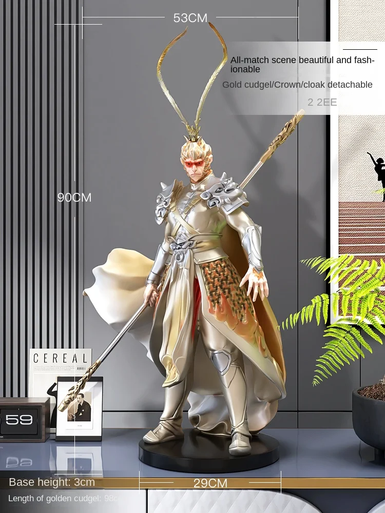 Modern Art,Monkey King Statue,Chinese Style Home Decor Sun WuKong