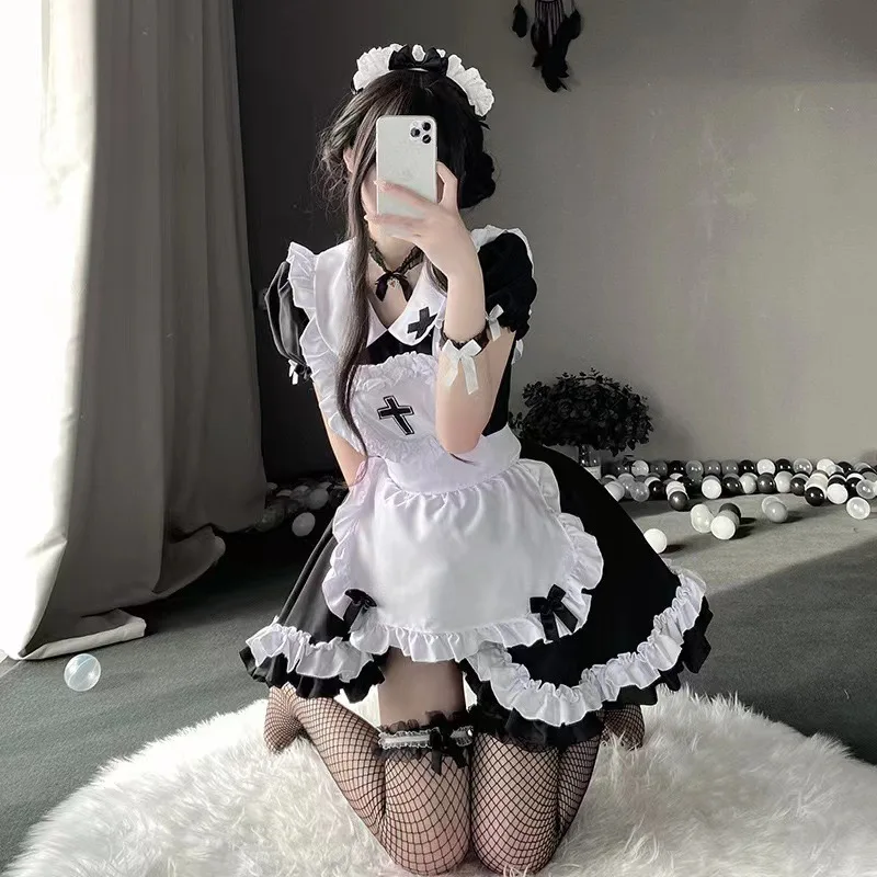 Second Yuan Day Maid Dress Soft Sister Cute Big Size Maid Lolita Dress Daily Lolita Costume Victorian Blouse lolita dress lolita cosplay costumes lolita blouses