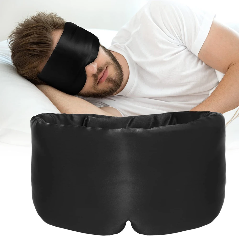 Luxurious Adjustable Silk Sleep Mask - Premium Mulberry Silk Eye Cover