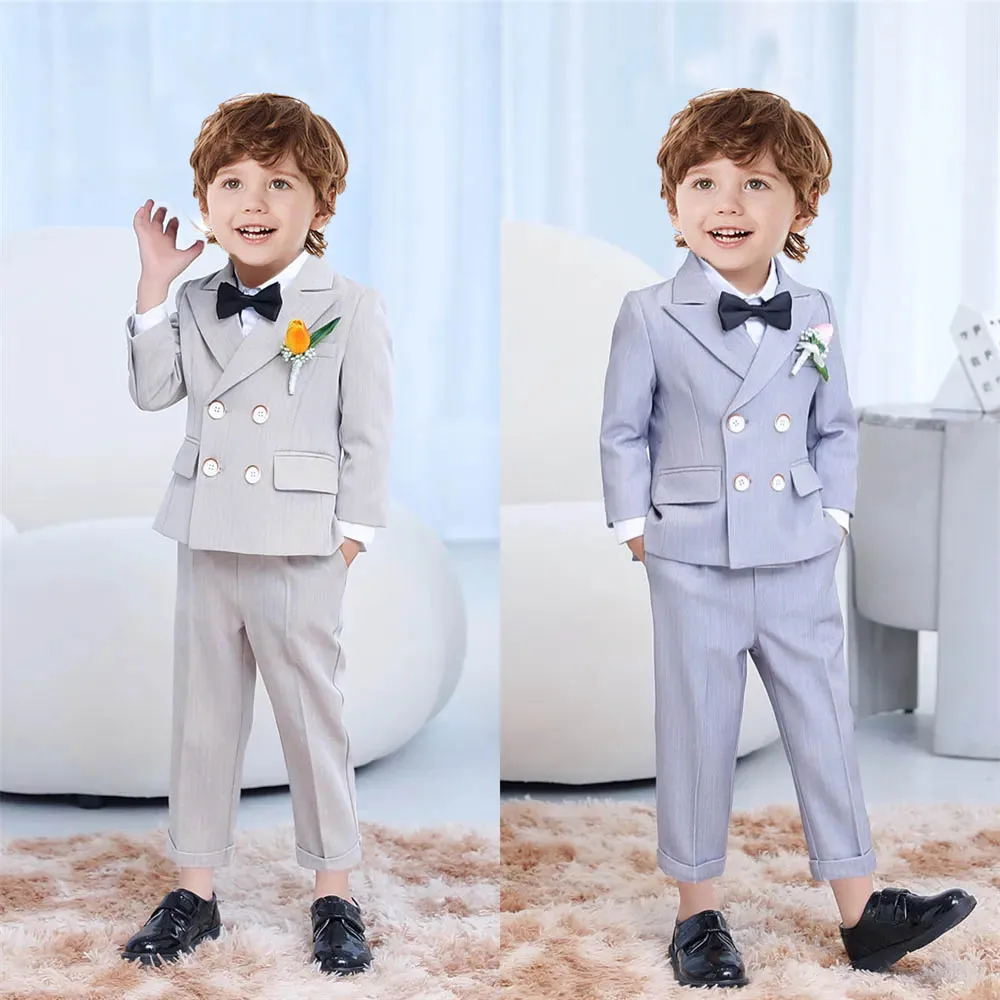 

Flower Boys Party Photography Suit Kids Gentle Formal Ceremony Costume Children Birthday Wedding Piano Dress Performance Costume