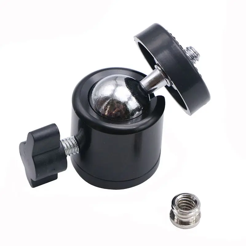 Universal Small Tripod Ball Head Ball With 1/4 "3/8" Adapter For DSLR Digital Camera Portable Flexible Camera Tripod Adapters
