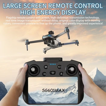 SG601max touchscreen da 5 pollici aggiornato Posizionamento GPS Tre assi Pan Tilt zoom doppia fotocamera Regolazione elettrica senza spazzole 5G WIFI