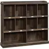Cottage Style Heavy Duty Bookcase with Cubbyhole Storage Books Binders Collectibles Library Use Engineered Wood Iron Oak Finish 2