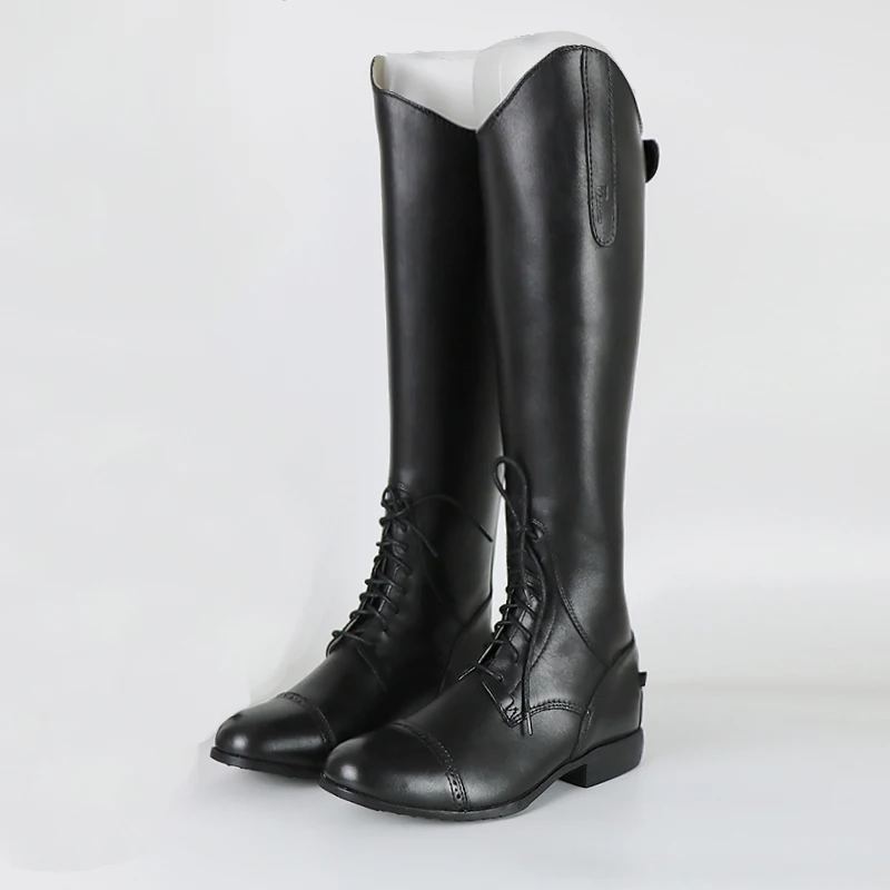 Aoud Horse Riding Boots Cow Leather Dressage Jumping boots Equestrian Boots Unisex Halters Customized Horse Riding Equipment 4