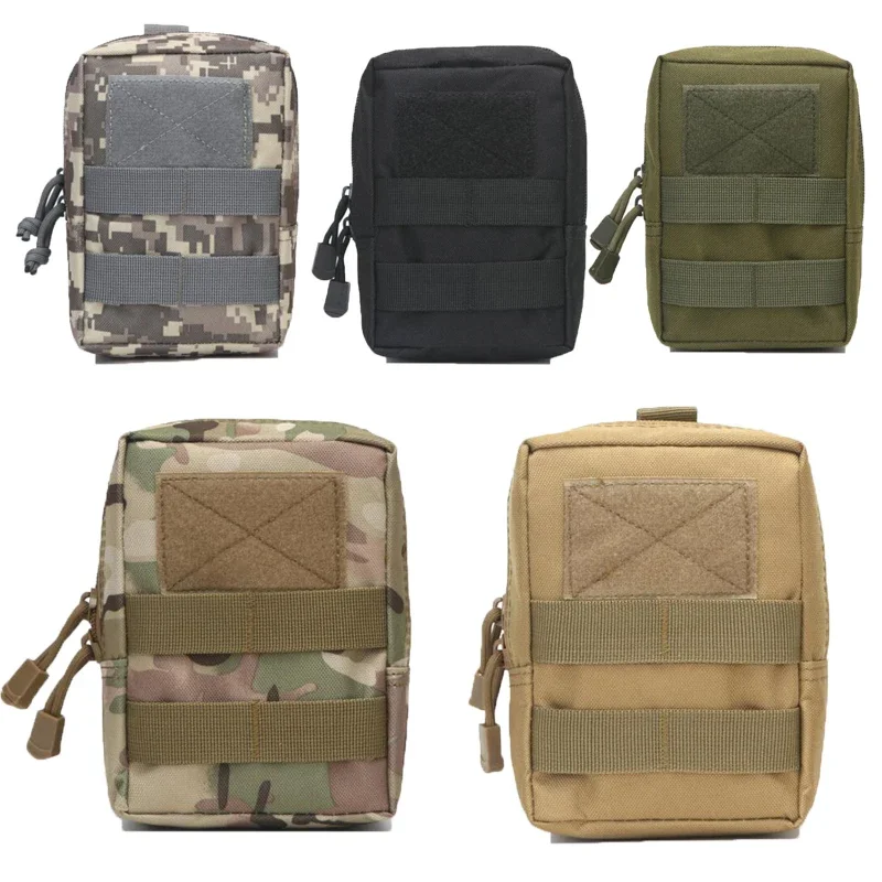 

Outdoor Military Tactical Waist Bag Multifunctional EDC Molle Tool Zipper Pack Durable Belt Pouch Fanny Pack Camping Accessories