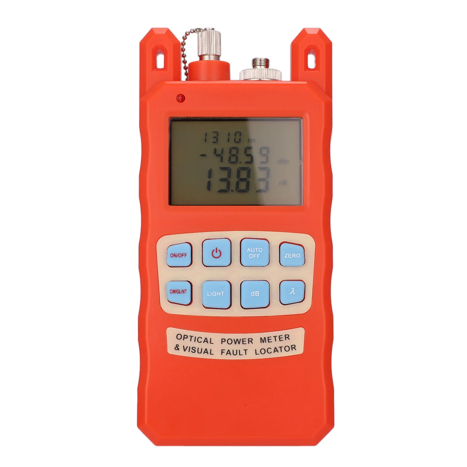 

10MW 80A Optical Power Meter Orange 2-In-One 10 Kilometers Polished Pen Optical Power Tester-In