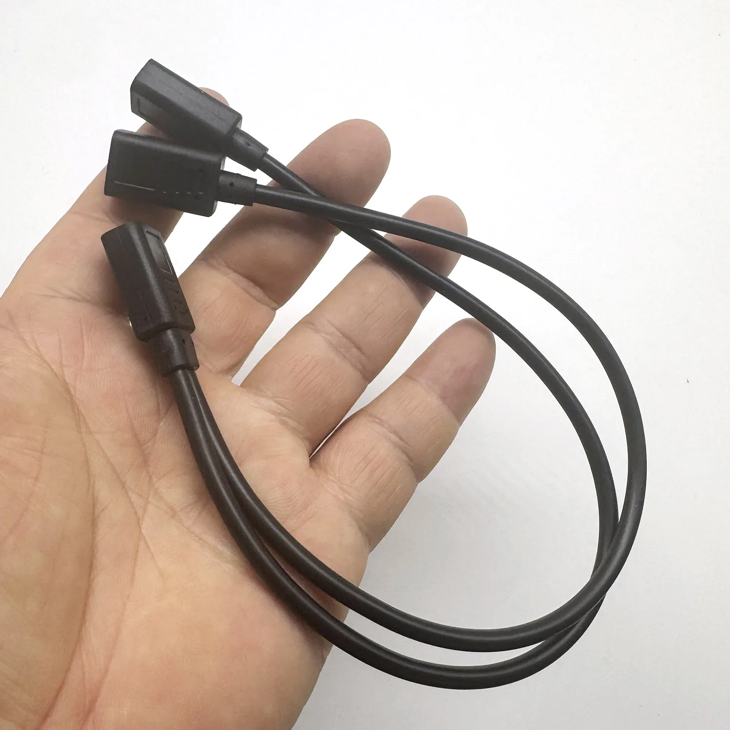 USB C 스플리터 충전 케이블 USB 타입 C 암-듀얼 2 USB 타입 C 암 스플리터 Y형 충전 커넥터 케이블 (충전 전용)