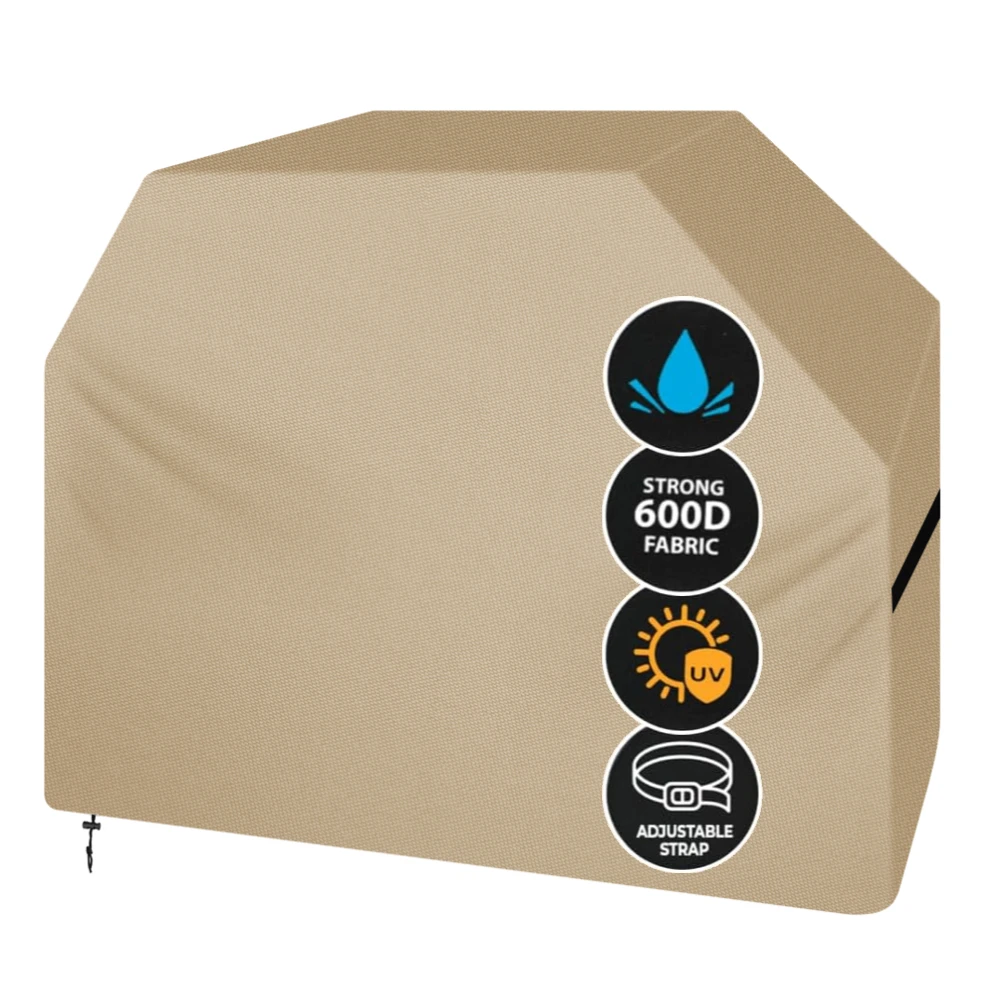 Weather-Resistant Waterproof BBQ Grill Cover - Durable Rip-Proof Protection