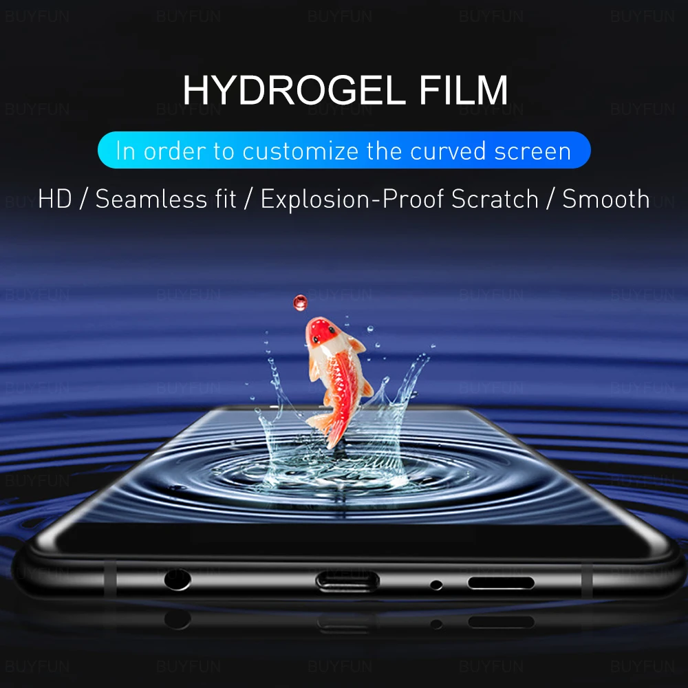4-Pack Hydrogel Screen Protector Protective Film