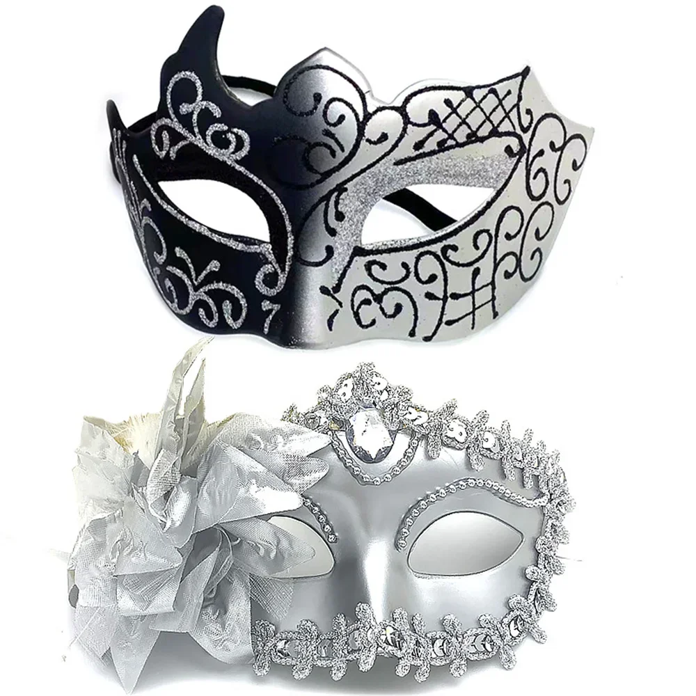 2 stücke Paar Masken Frauen Männer Maskerade Ball Augen Maske Karneval Leistung Party Tanz Kostüm Cosplay Zubehör – Detail 3