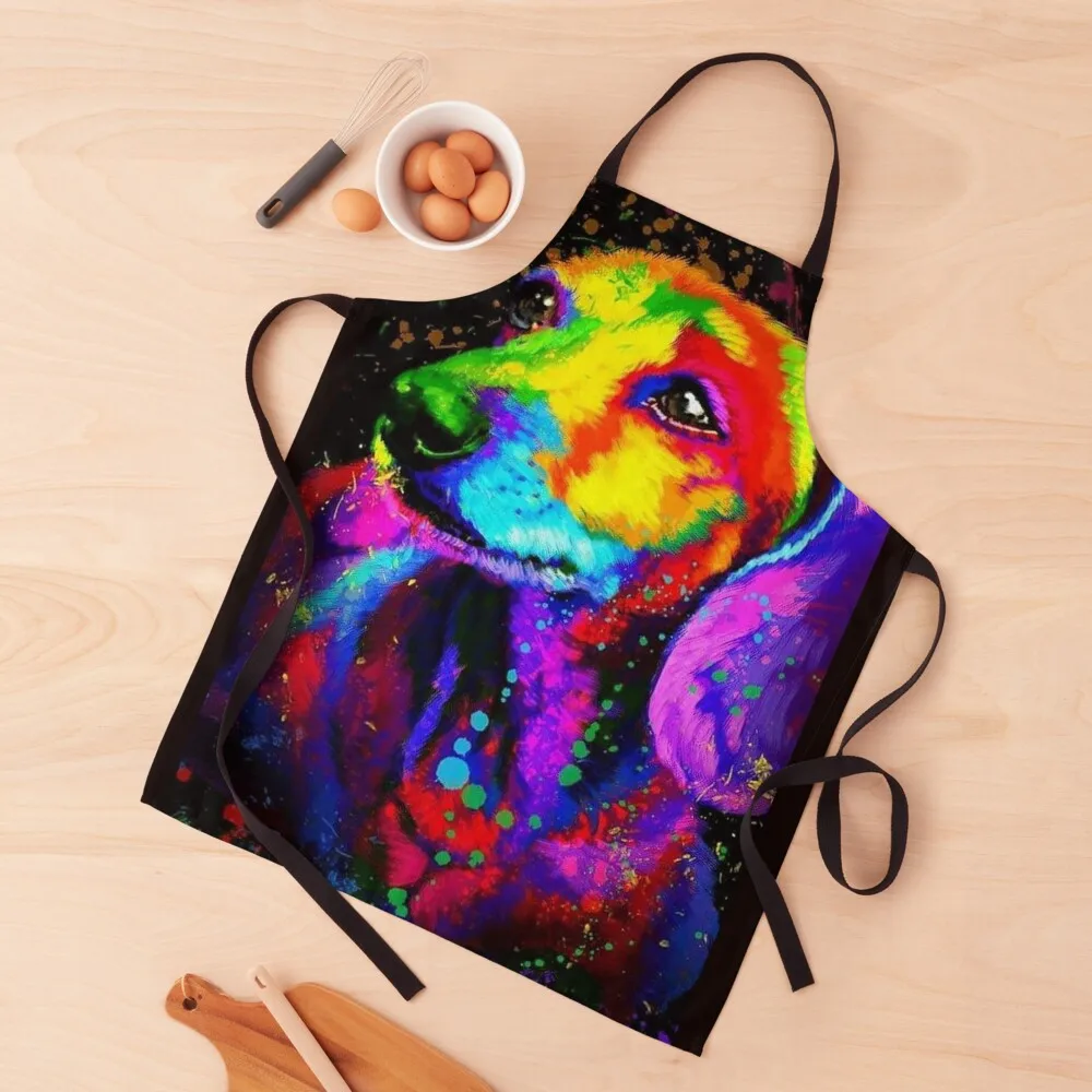 

Dachshund Dog popart art Apron Waterproof Kitchen For Women women's work Apron