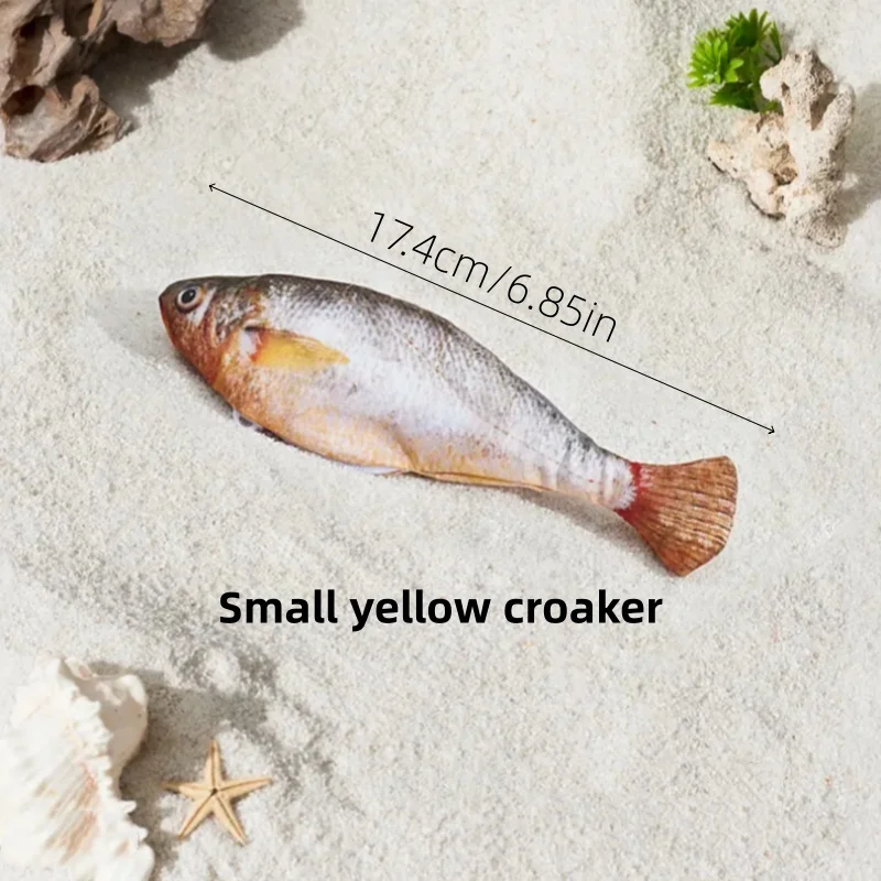 Petgravity 3PCS Electric Fish Pet Cat Toys Catnip Simulation Fish Swing Kitten Dance Fish Toy Funny Cats Playing Supplies USB Charging 5