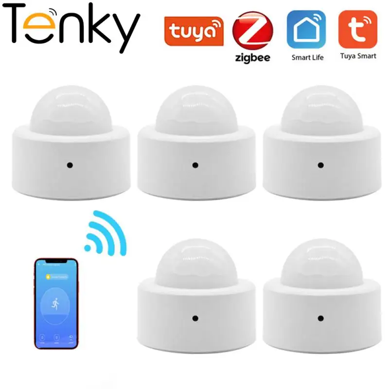 

Tenky Tuya Zigbee 3.0 Human Motion Sensor Security Smart Home PIR Motion Sensor Detector Smart Life Works With Alexa Google Home