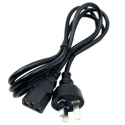 High - Quality IEC C13 Power Extension Cord with AU Plug - 220V, 1.2M Length (AU plug C13)