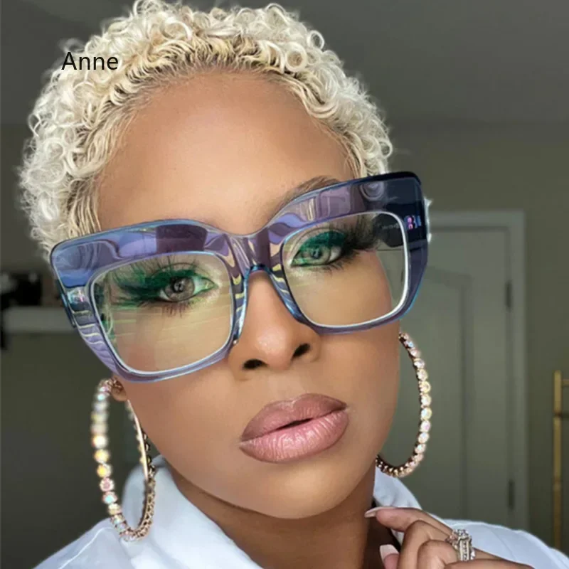 Gafas Lentes Anteojos Marcos Mujer Lentes Transparentes Lentes De