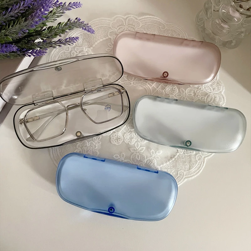 Aesthetic Cute Clear Glasses Eye Glass Cases Womens Hard Shell
