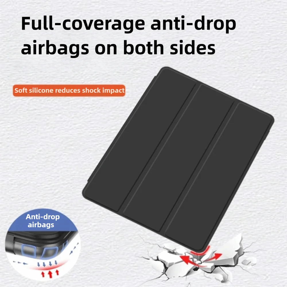 Smart Flip Cover with Tri-Folding Stand and Soft Silicone Design