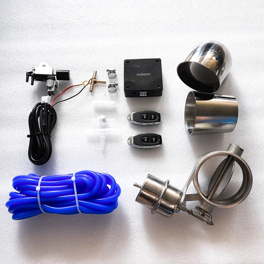 Car Air Bag Exhaust Valve Normal Open Style 2.0 To 3.5 Inch Cutouts Adjustable Sounds By Remote Conroller