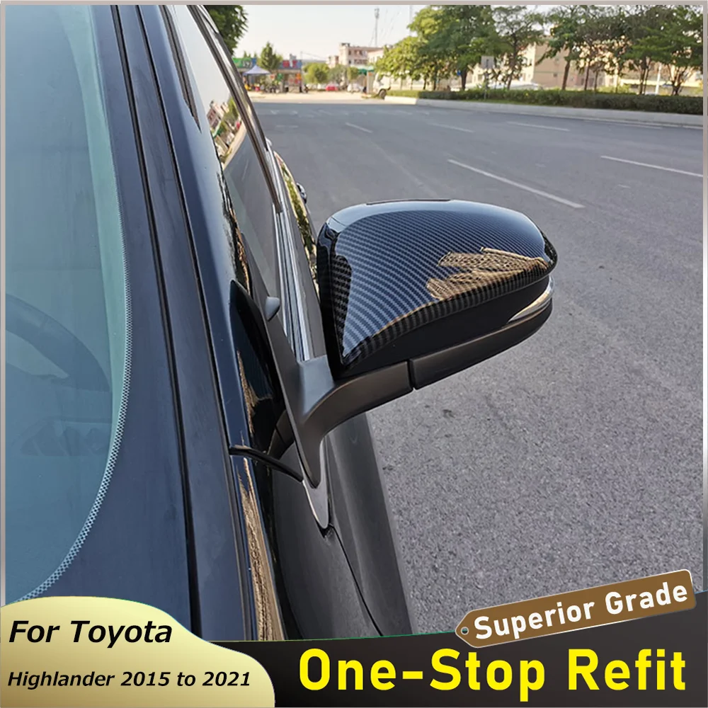 

Стильный чехол из АБС-углеродного волокна для Toyota Highlander 2015-2021