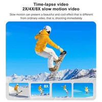 5K Head Mounted Camera Wearable WiFi Video Camera Camcorder Webcam 30MP Anti-shake IPX5 Waterproof for Vlog Video Recording - Image 3
