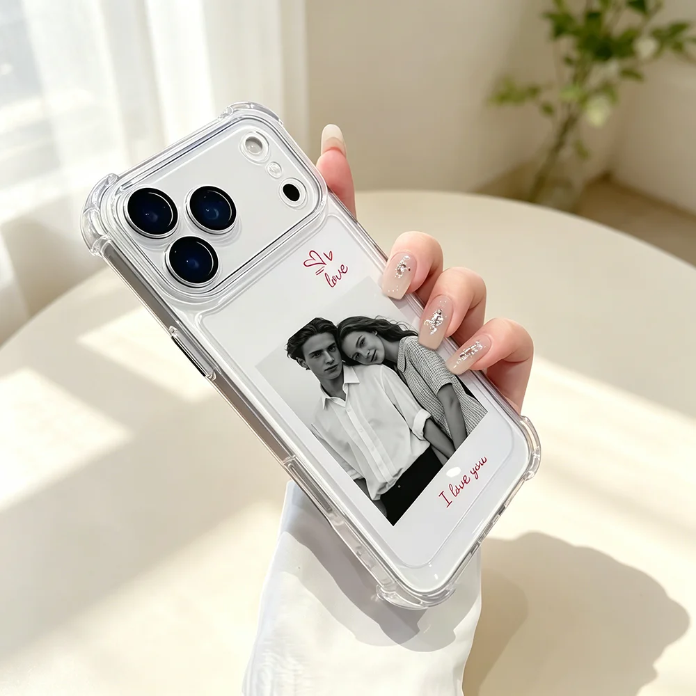 Custom Photo Transparent Anti-Fall Soft Shell Phone Case