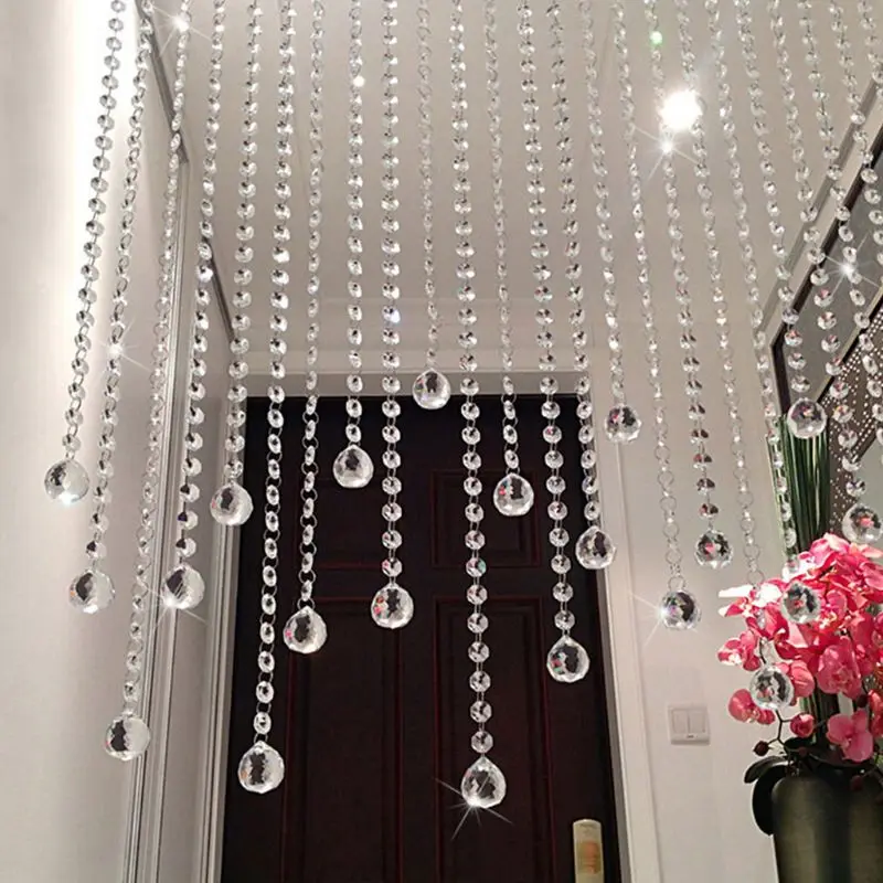 

Clear Crystal Lamp Ball Hanging Prism Wedding Decor 20mm