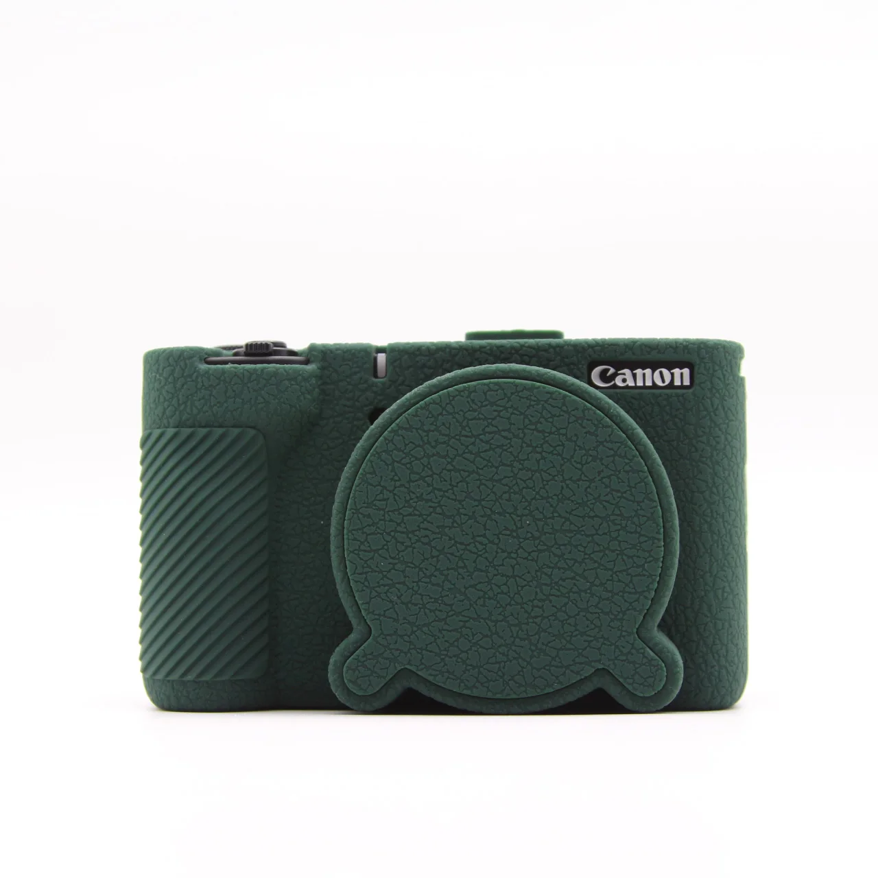 Zachte Silicone Rubber Camera Body Case voor Canon PowerShot V1 Lens