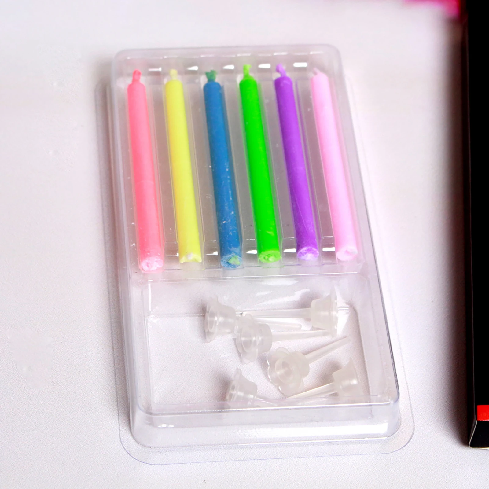 متعدد الألوان لهب الشموع الملونة 6/12 قطعة/الحزمة...