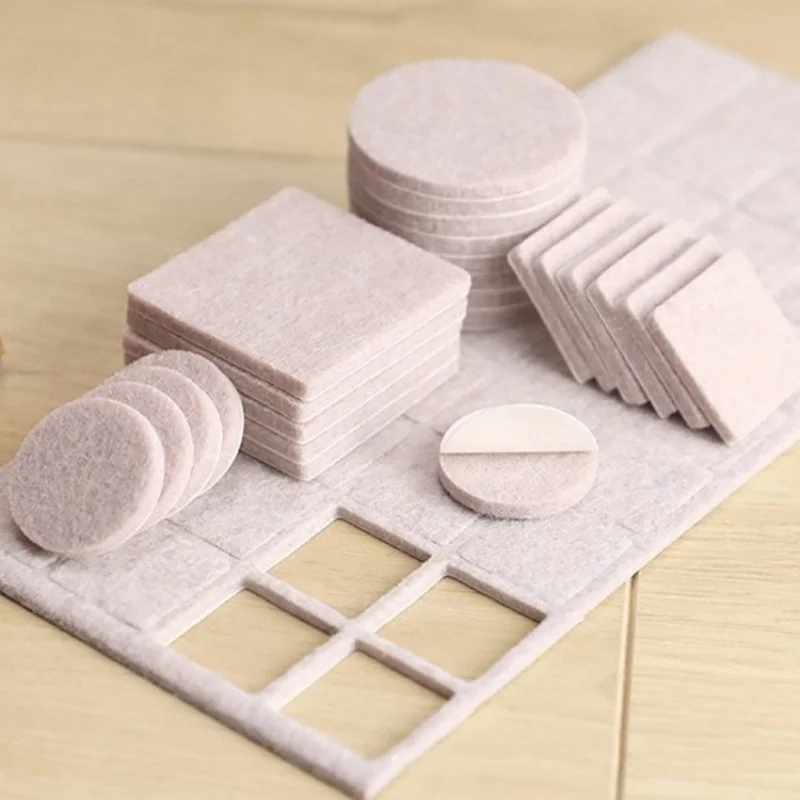 Durable Self-Adhesive Felt Pads - Non-Slip, Anti-Scratch Furniture Protectors