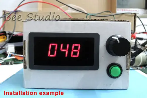 DC 6V-30V 12V 18V 24V 8A PWM DC Motor Speed Controller Potentiometer with LCD Digital Display & Turn ON/OFF Regulator Switch