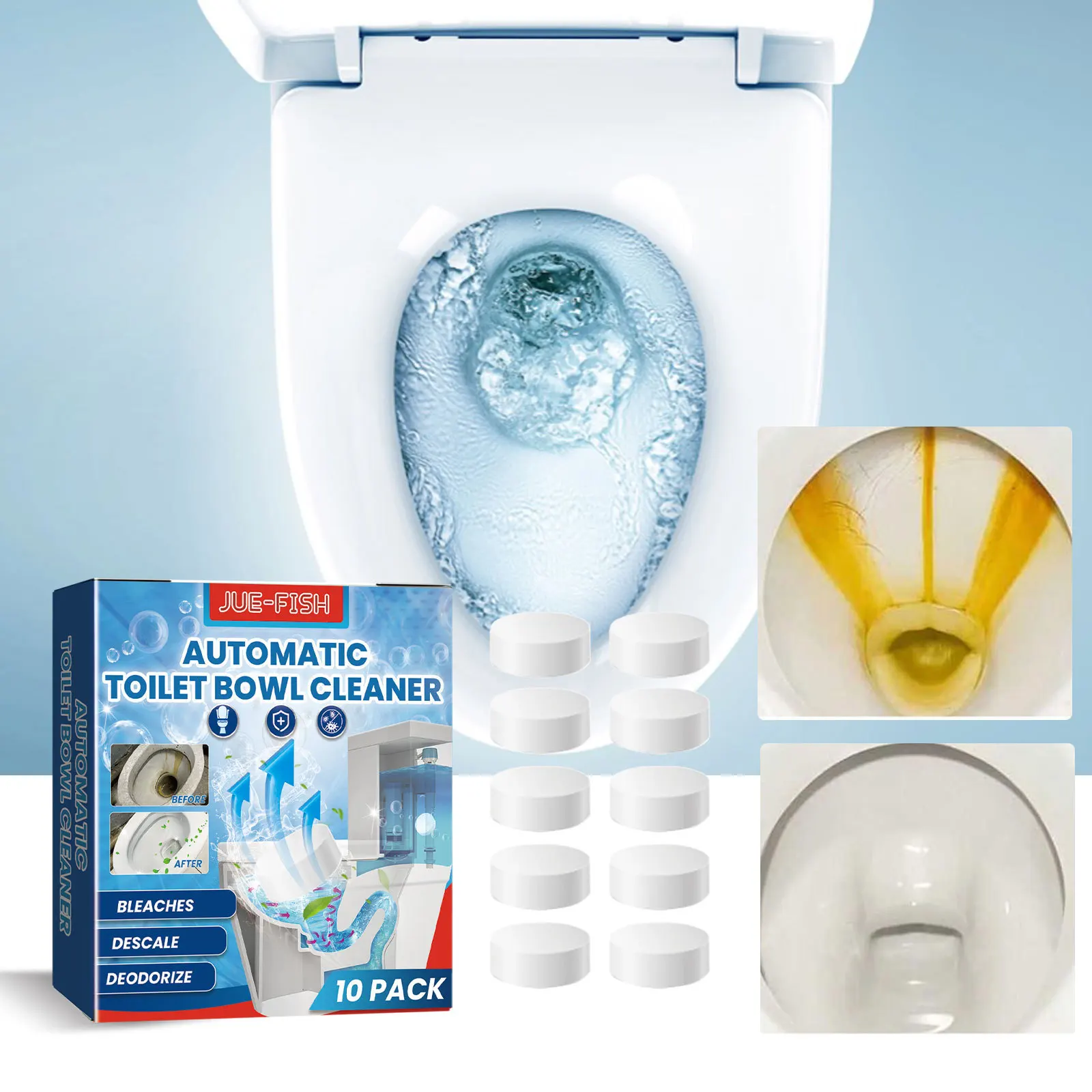 Toilet Cleaning Effervescent Tablets Toilet Bowl Cleaner Tank Stains Remover Clean Urine Scale Deodorant Cleansing Pills toilet cleaner toilet cleaner tablets floor cleaner tablets