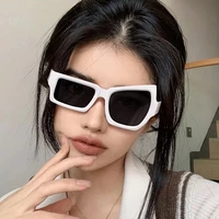 Funny Glasses With Raised Eyebrows on One Side Fashion Hip Hop Sunglasses Irregular Personality UV400 Sun glasses for Men Women