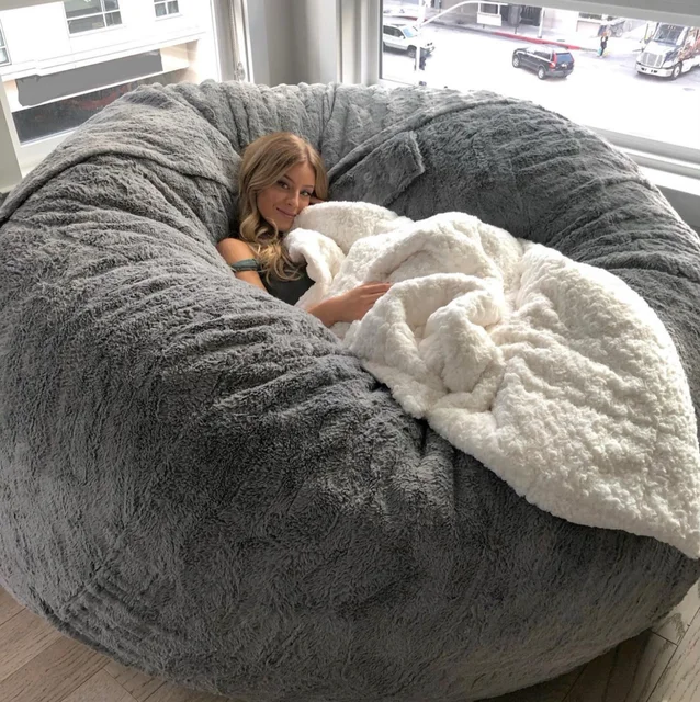 Dropshipping Big Round 7ft Bean Bag Chair Comfortable Soft Giant