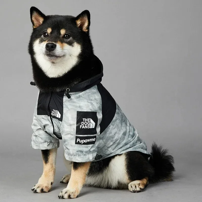 Pet Dog Jacket Raincoat Adjustable Waterproof for Big Dogs 2XL/3XL/4XL/5XL