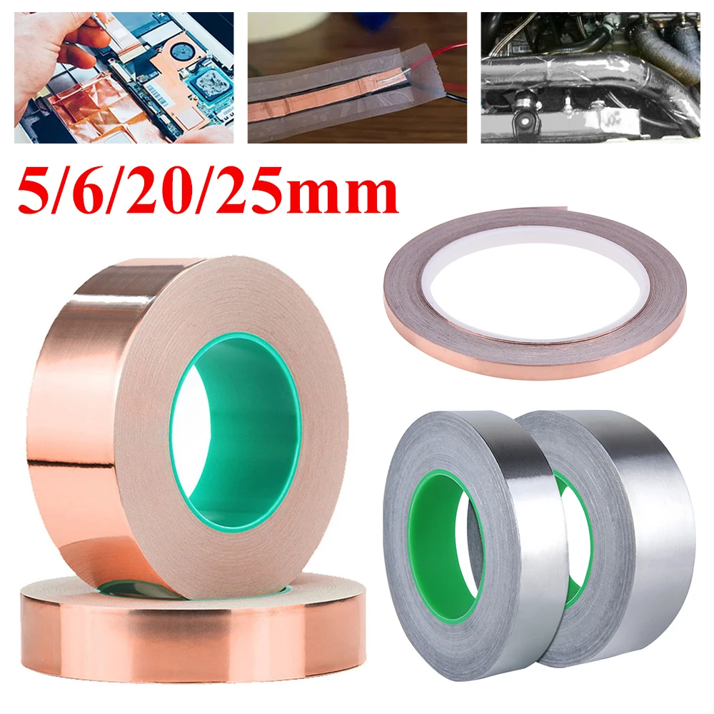 DoubleConductiveCopperFoilTapeConductiveAdhesiveConductiveTape