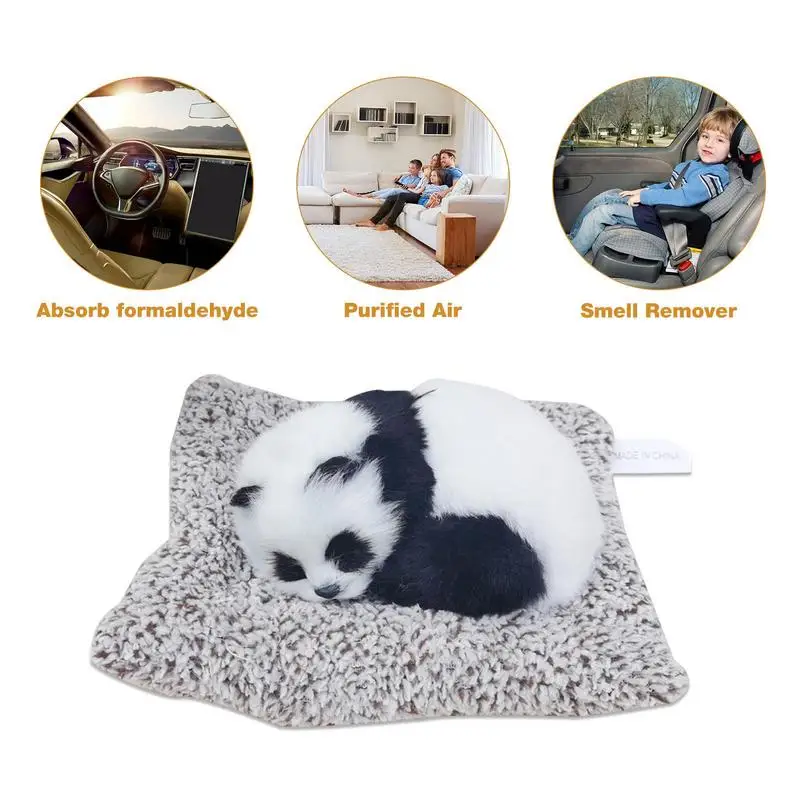 

Car Ornament Auto Interior Dashboard Decoration Sleeping Cute Panda Car Ornament Auto Car Rearview Panda Pandent For Gifts