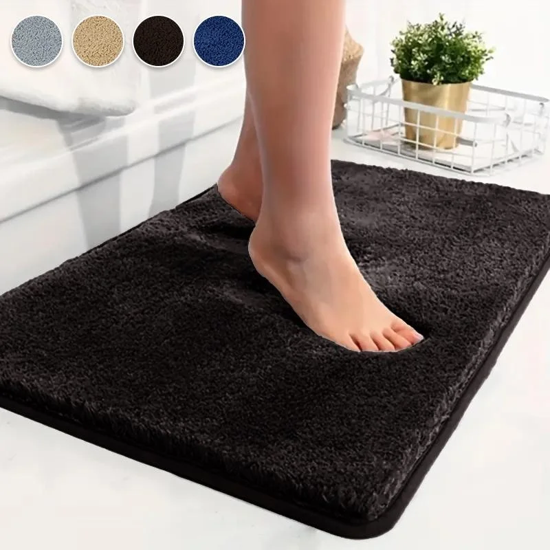 

Anti-slip Anti-fatigue Carpet,Soft And Cozy Bathroom Mat,Absorbent And Fast Drying Bathtub Mat,Easy To Clean Machine Washable