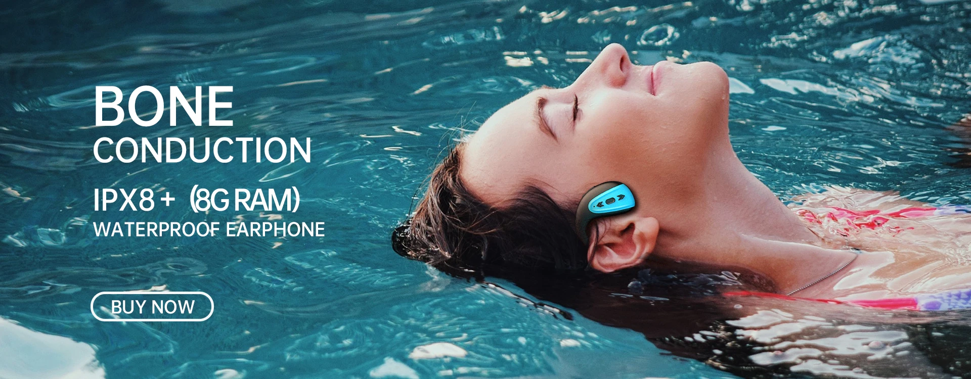Auriculares de natación, IPX8 impermeables de conducción ósea para nadar,  auriculares inalámbricos Bluetooth de oreja abierta, para natación,  reproductor de MP3, memoria 8G integrada para natación, conducción,  ciclismo : Electrónica 