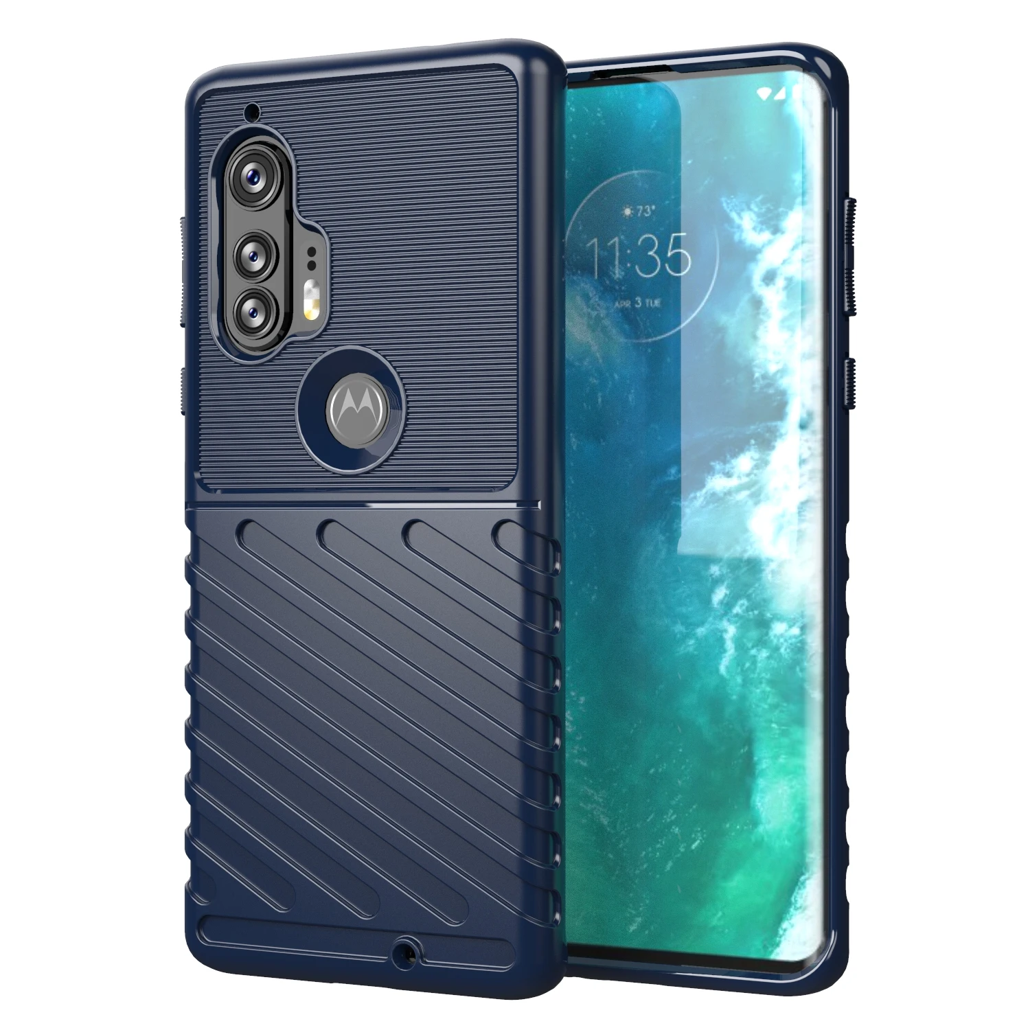 모토로라 엣지 + 엣지 2021 2022 모토 엣지용 모바일 쉘, 모토 엣지 플러스 2022 S 프로용 실리콘 커버, 5g uw 썬더 케이스