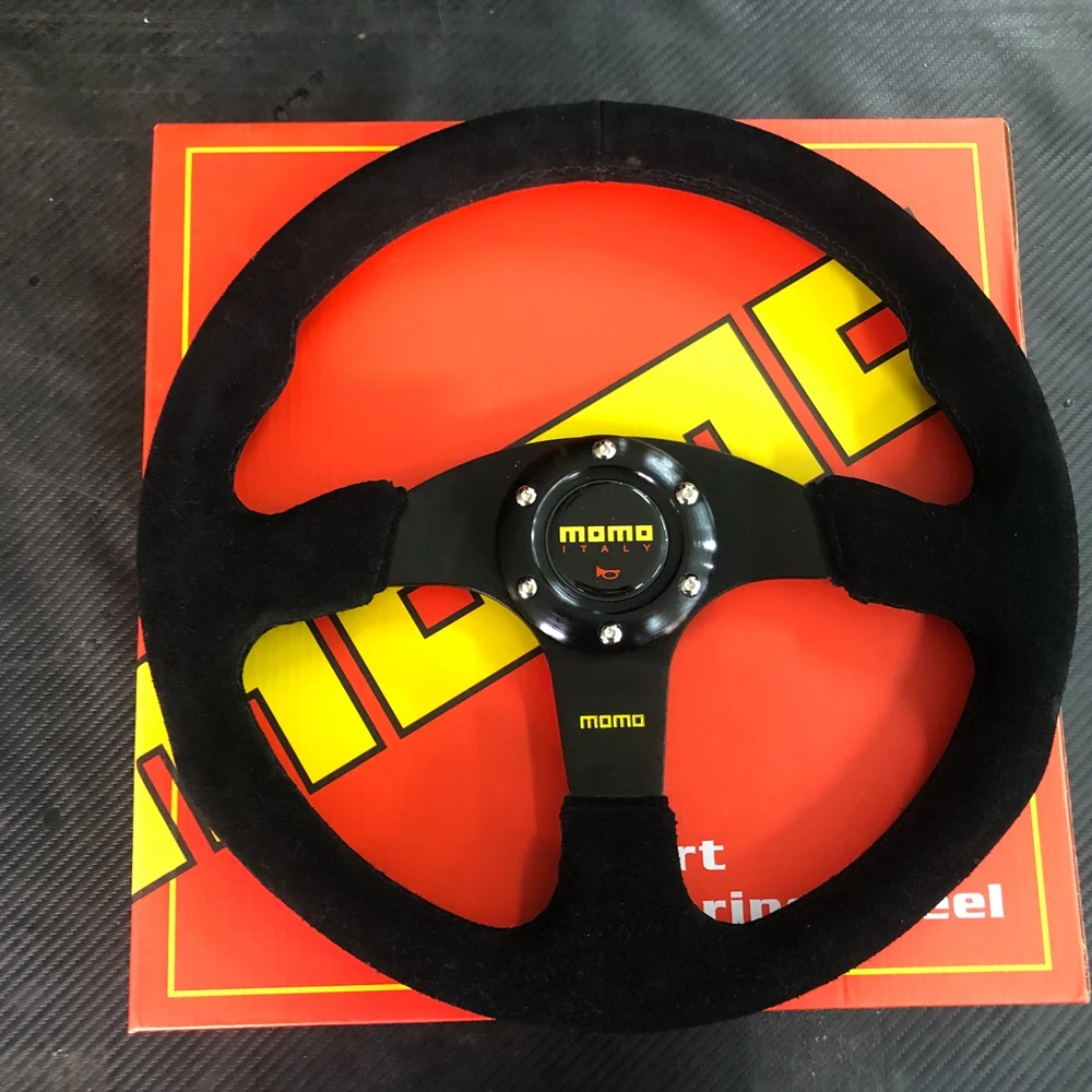 Momo Steering Wheel MOMO Drifting 33 Steering Wheel - Black Blue