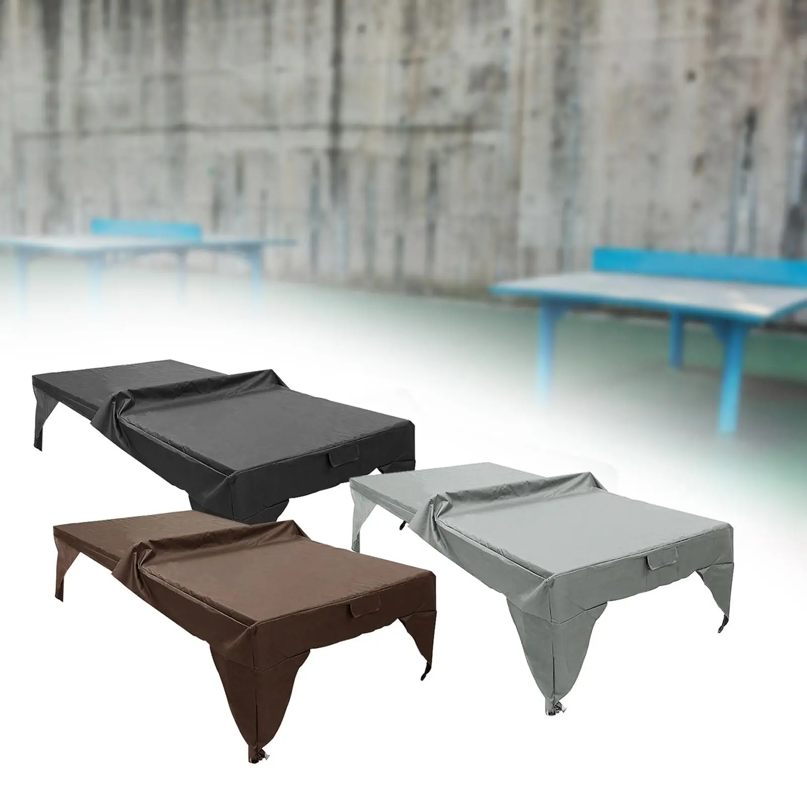 Ping Pong Table Cover Ping Pong Accessories Premium Courtyard Sun Protection Water Resistant Table Tennis Cover Dust