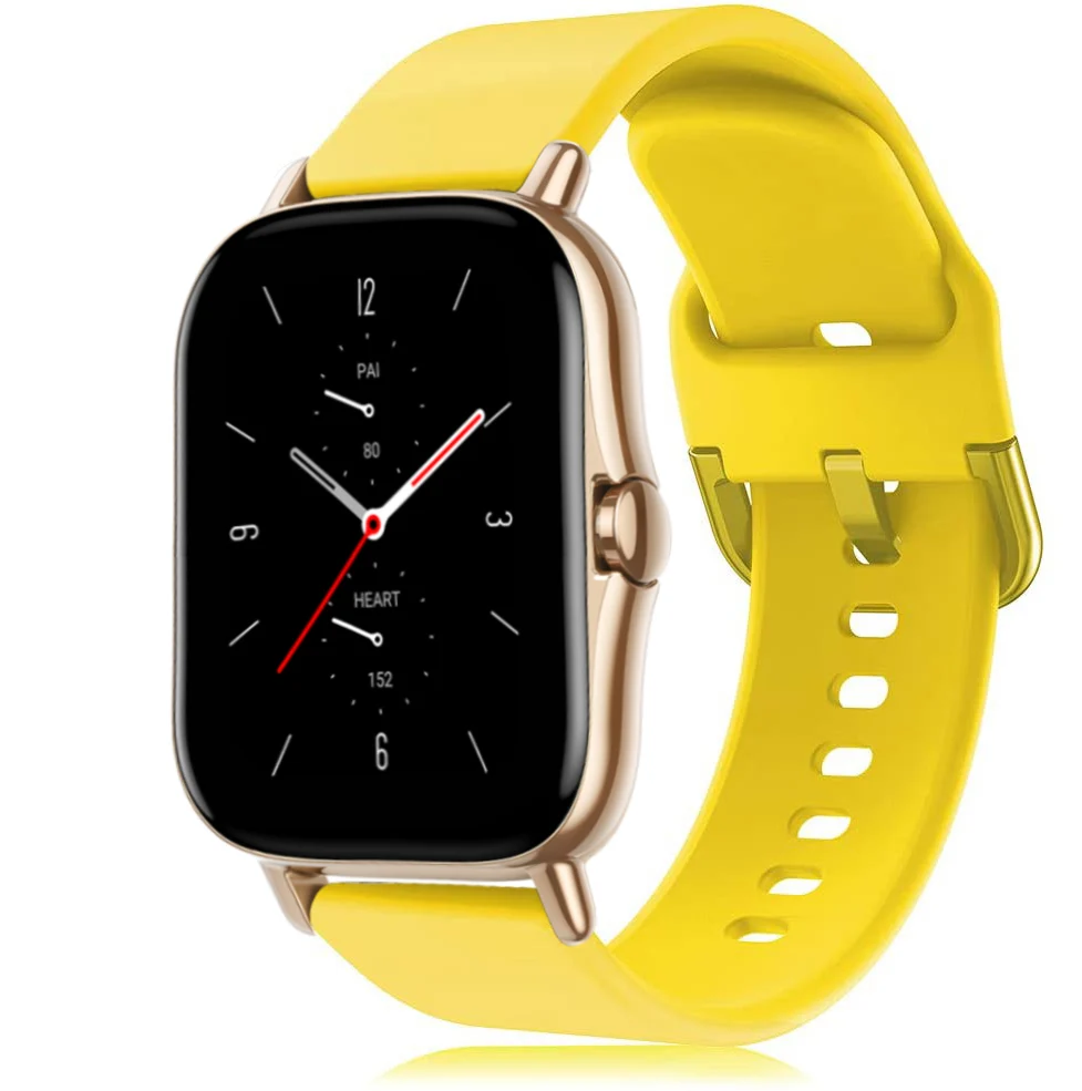 Versatile Silicone Smartwatch Band - 20mm/22mm