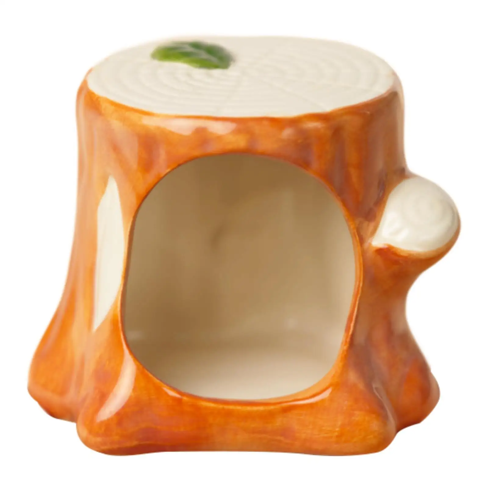 Ceramic habitat for hamster, rodent shelter, rats and squirrel playing space