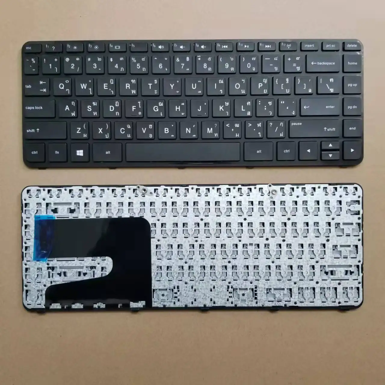

Новая тайская клавиатура TI для HP Pavilion 14N 14R 14-N000 14-R000, черная с рамкой